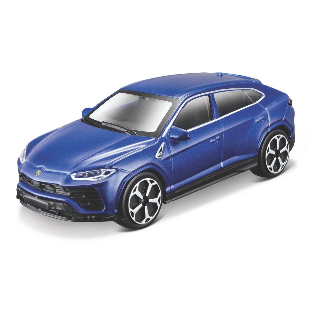 18-30392 Bburago Rue Incendie - Lamborghini Urus, bleu - Échelle 1:43