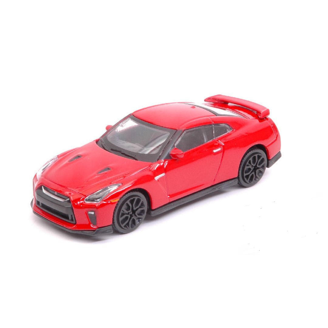 18-30135 Bburago Rue Incendie - Nissan GT-R, rouge - Échelle 1:43