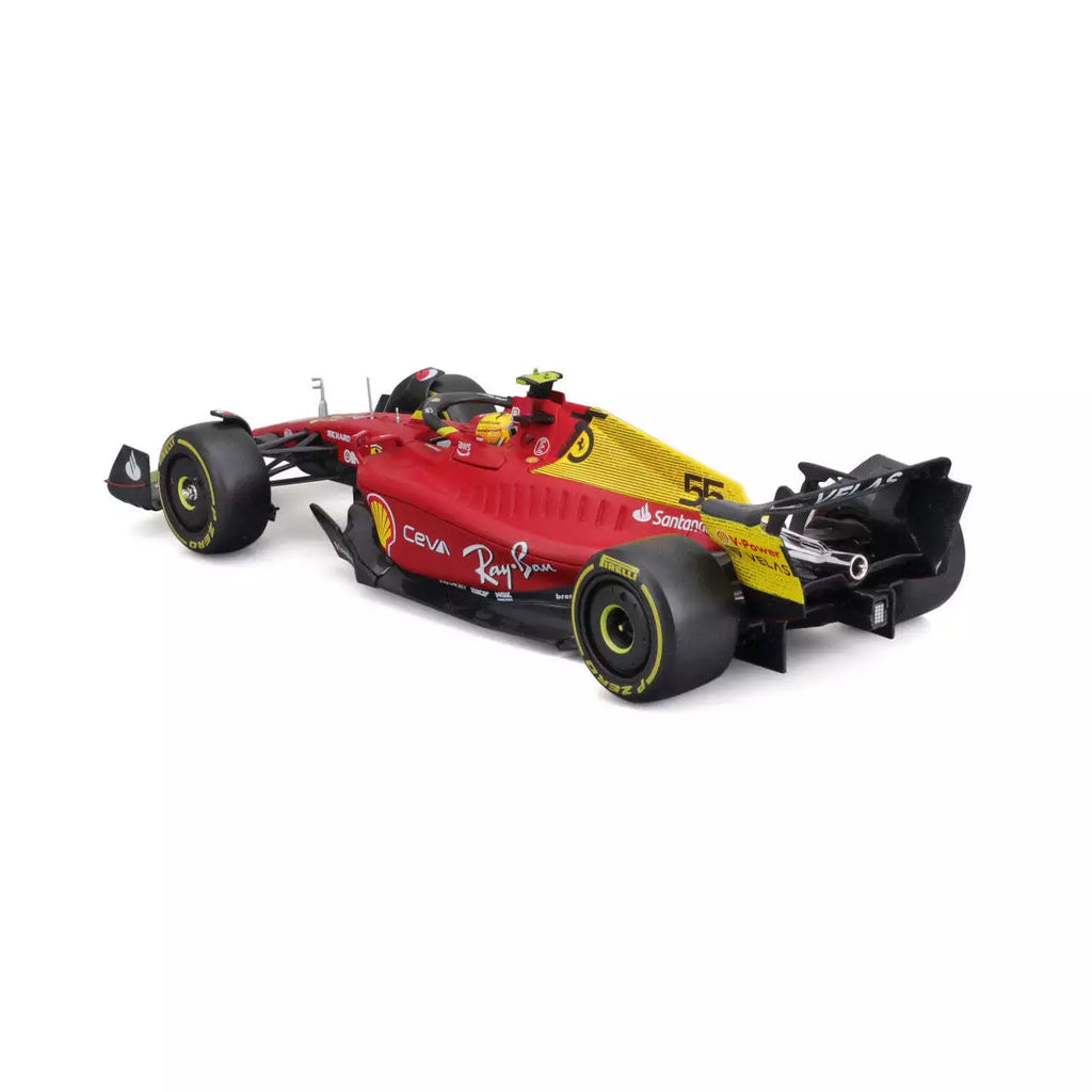 18-26806 Bburago - Ferrari F1-75 (2022) - #55 Sainz - Échelle 1:24