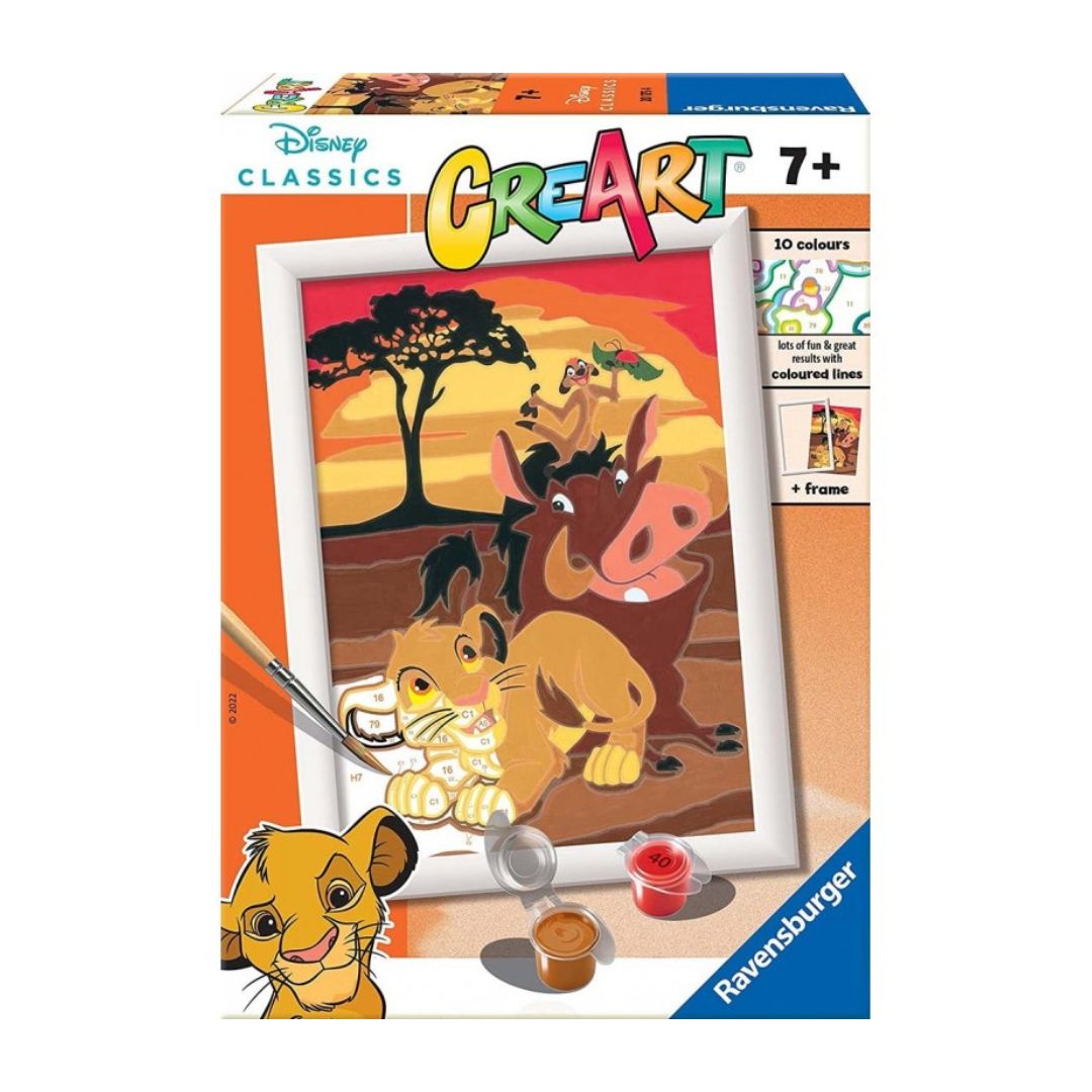 20175 4 Ravensburger : CreArt - Le roi lion - Série E Licencié