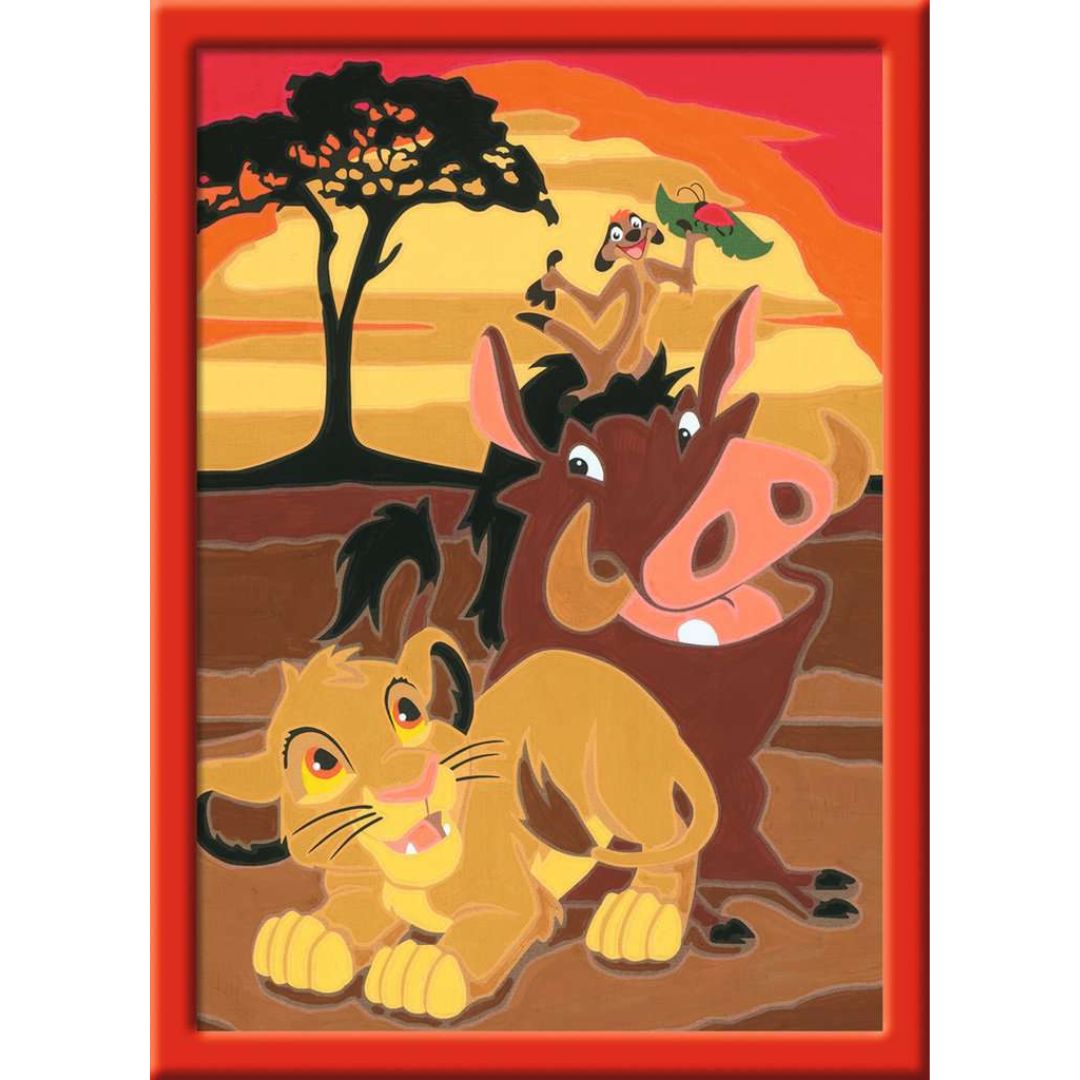 20175 4 Ravensburger : CreArt - Le roi lion - Série E Licencié
