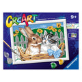 23943 Ravensburger : CreArt - Amici nella cesta - Série D Classic