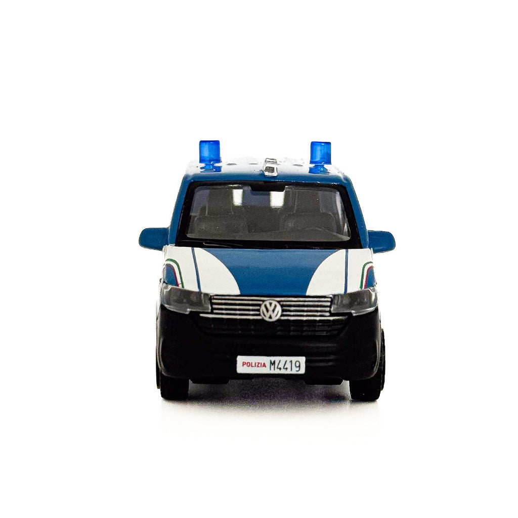 18-30448 Bburago - Volkswagen Transporter T6 Police - Véhicule pour chiens - 1:43