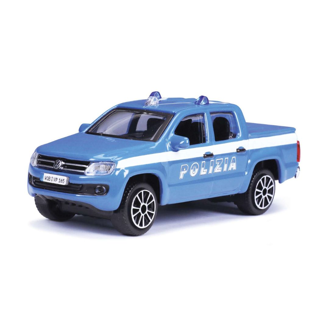 18-30461 Bburago - Volkswagen Amarok Pick-up Polizia - Échelle 1:43