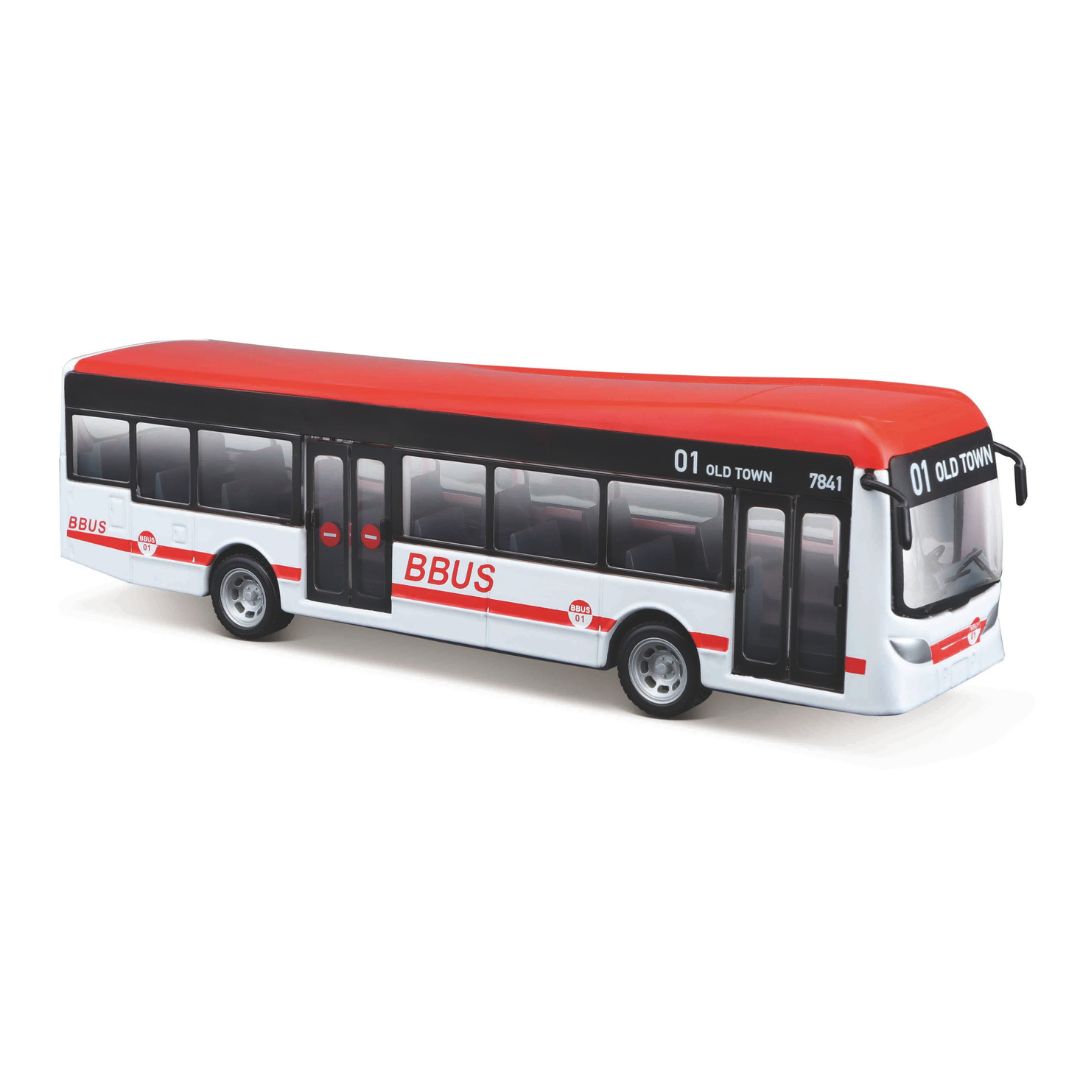 18-32102 Bburago Street Fire - Bus urbain - rouge