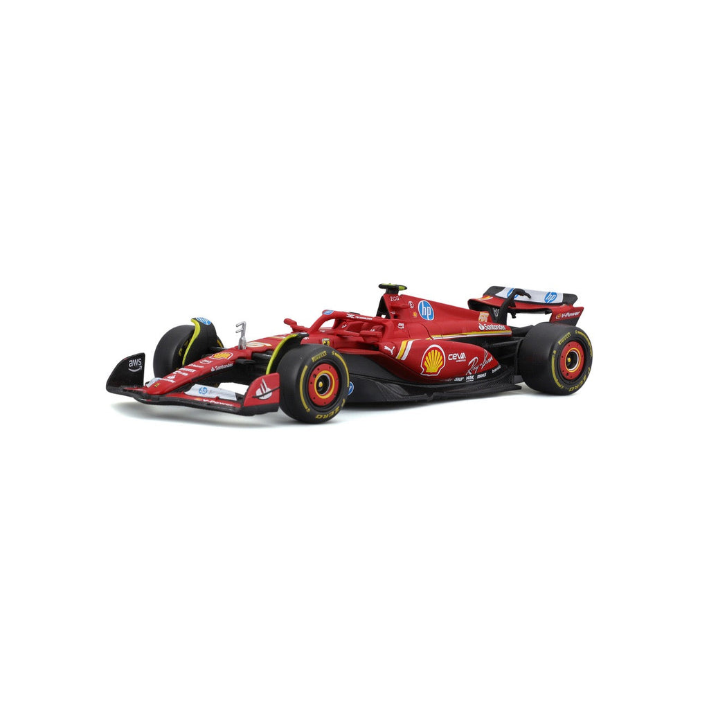 18-36844S Bburago Formule Racing F1 Ferrari SF-24 n°55 Sainz - 1:43