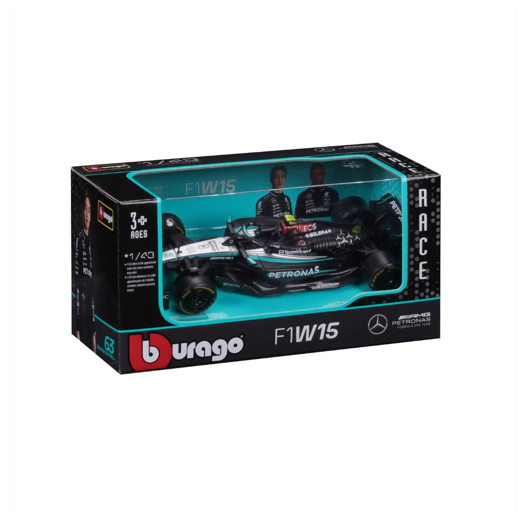 18-38208H Bburago Course - Mercedes F1 W15 E-Performance #44 - 1:43