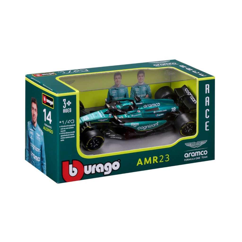 18-38190S Bburago Course F1 Aston Martin AMR23 #18 Stroll 1:43