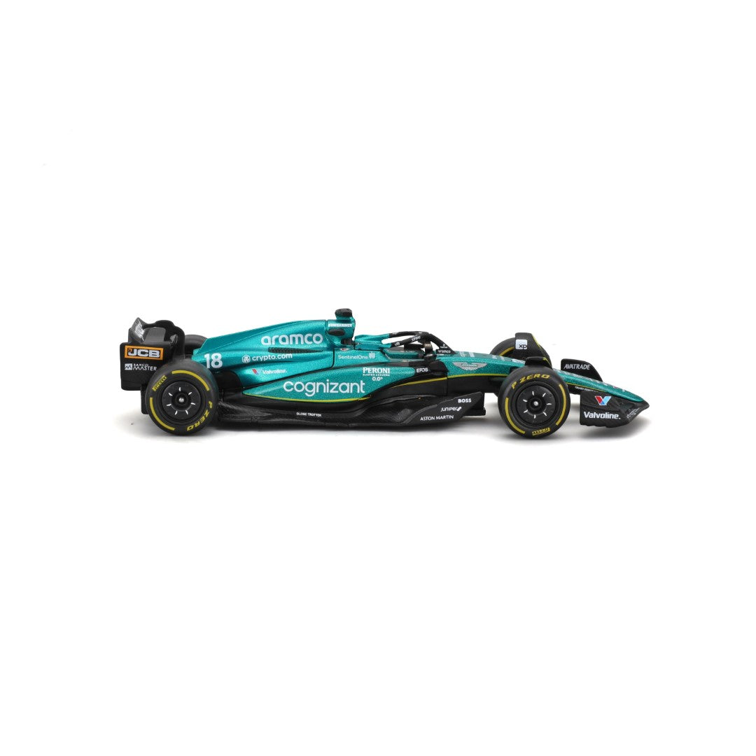 18-38190S Bburago Course F1 Aston Martin AMR23 #18 Stroll 1:43