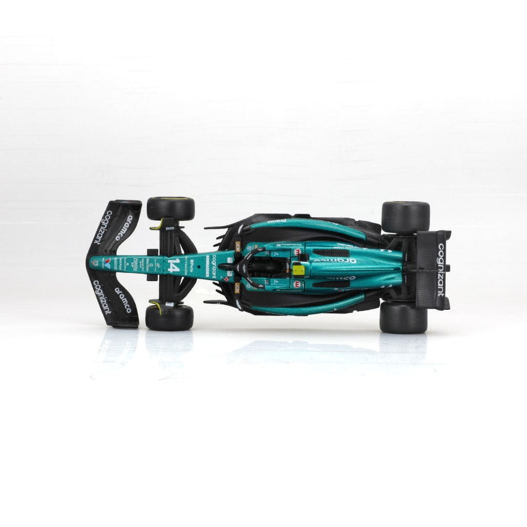 18-38190A Bburago Course -F1 Aston Martin AMR23 #14 Alonso - Échelle 1:43
