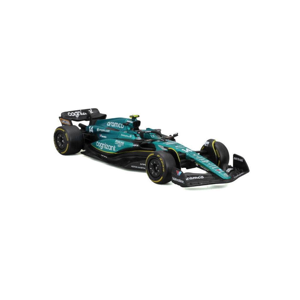 18-38190A Bburago Course -F1 Aston Martin AMR23 #14 Alonso - Échelle 1:43