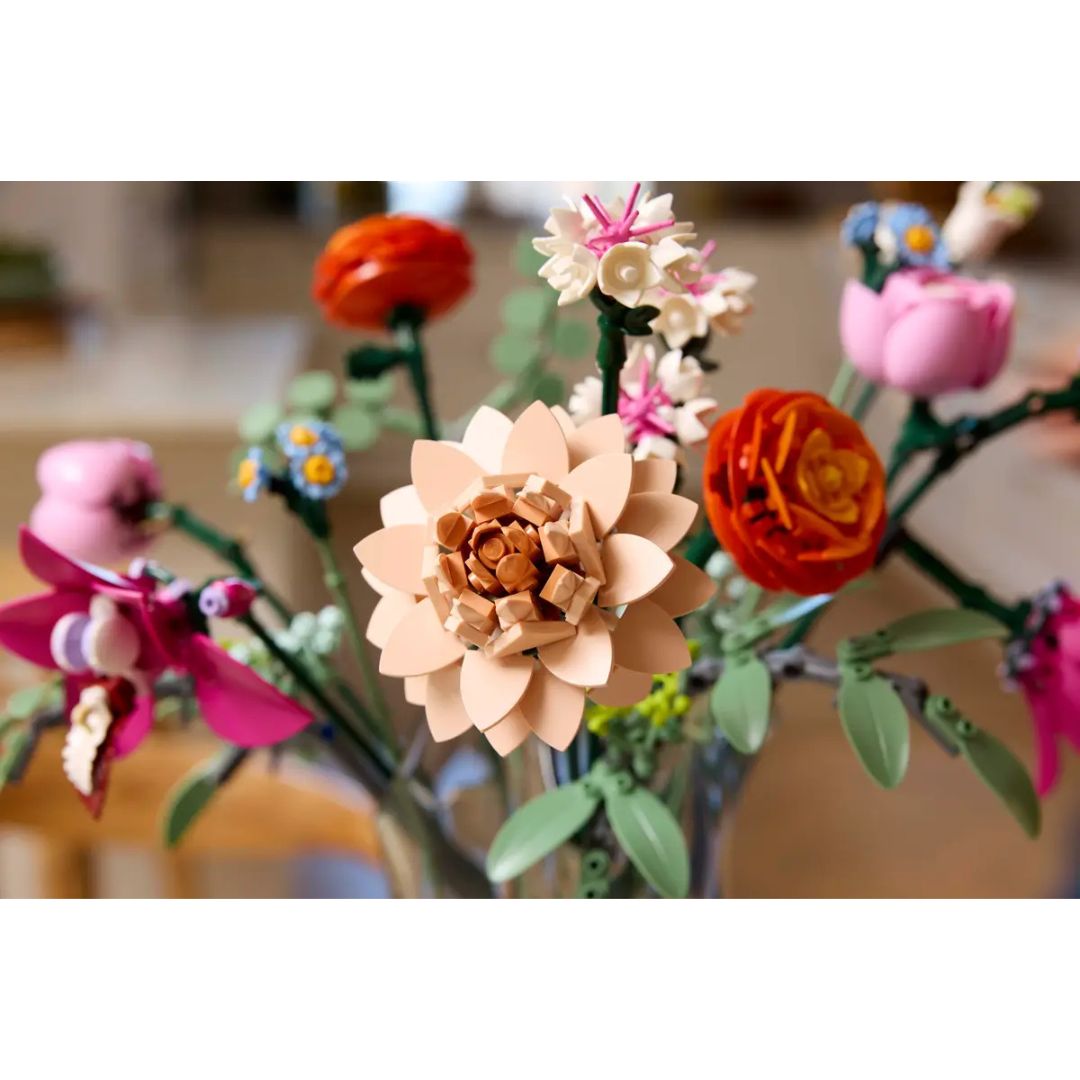 10342 LEGO La collection botanique - Bouquet de fleurs roses