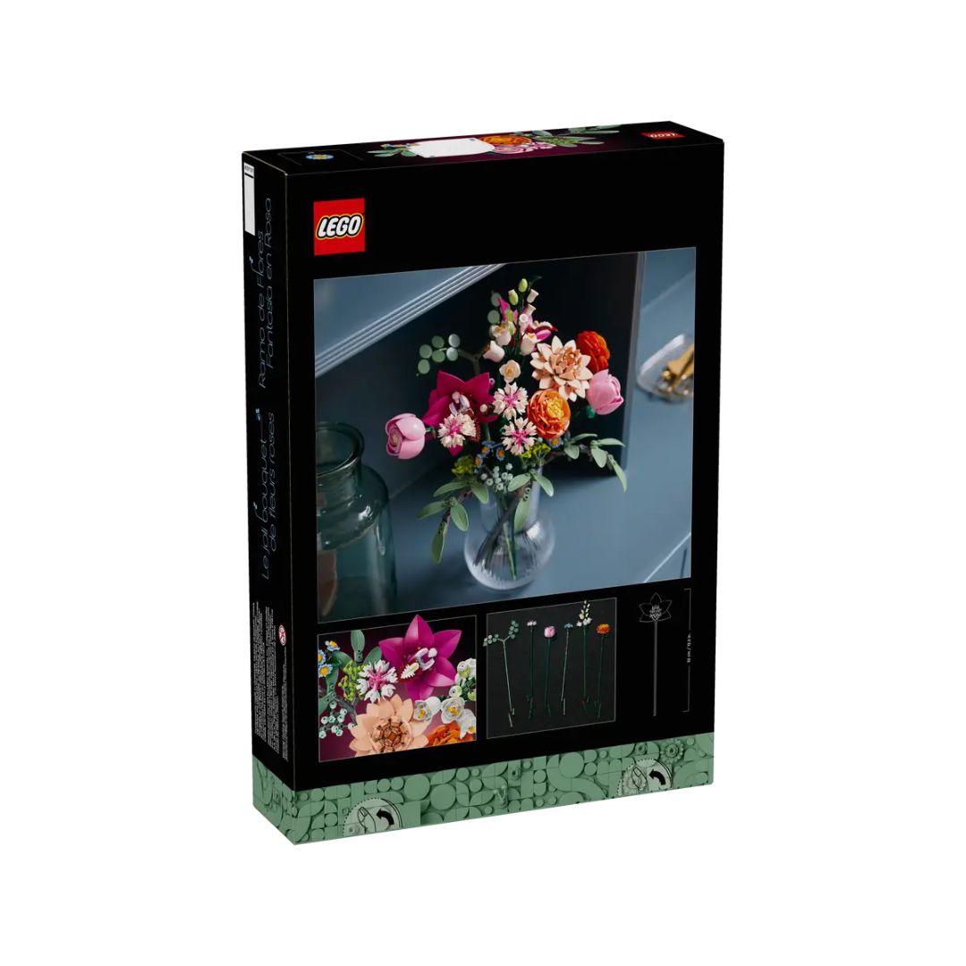10342 LEGO La collection botanique - Bouquet de fleurs roses