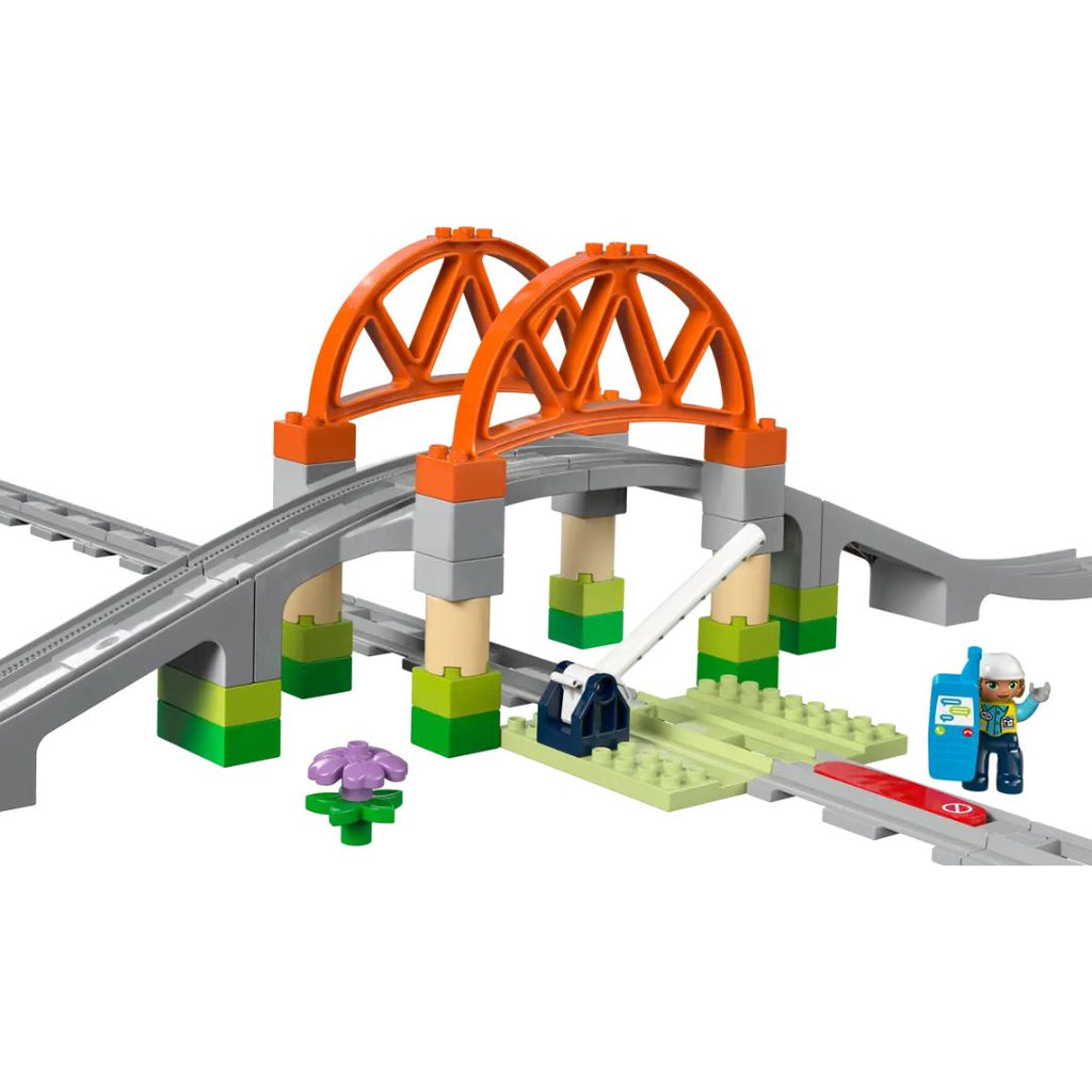 10426 LEGO Duplo - Pack d'extension Pont et voie ferrée