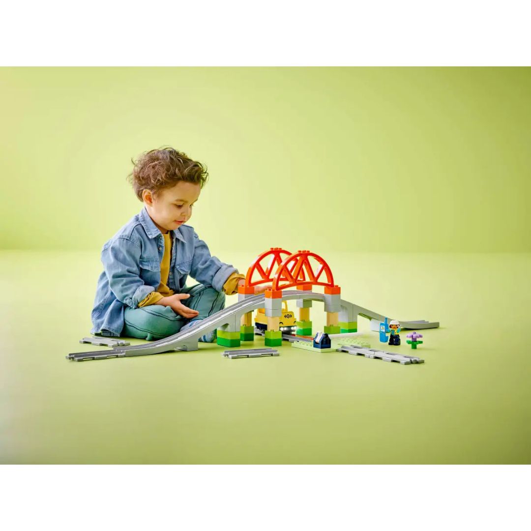 10426 LEGO Duplo - Pack d'extension Pont et voie ferrée