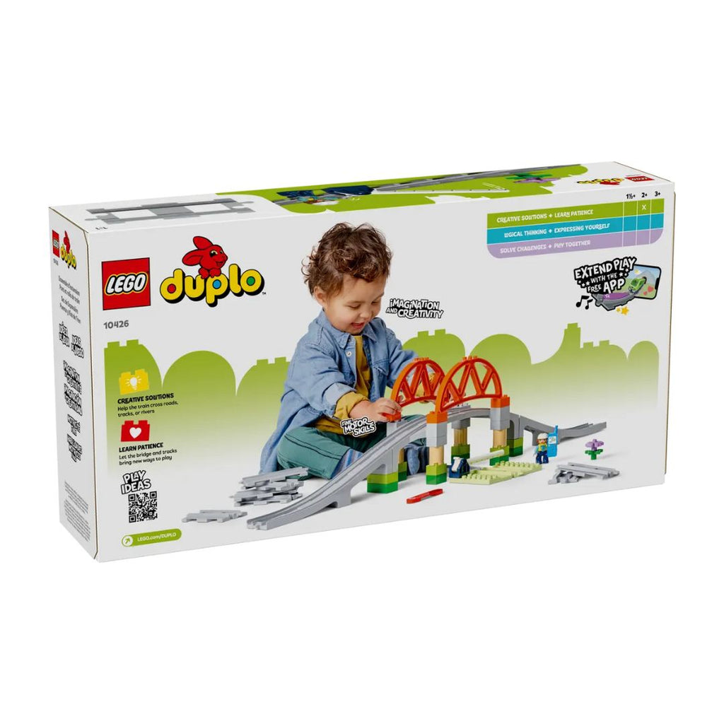10426 LEGO Duplo - Pack d'extension Pont et voie ferrée