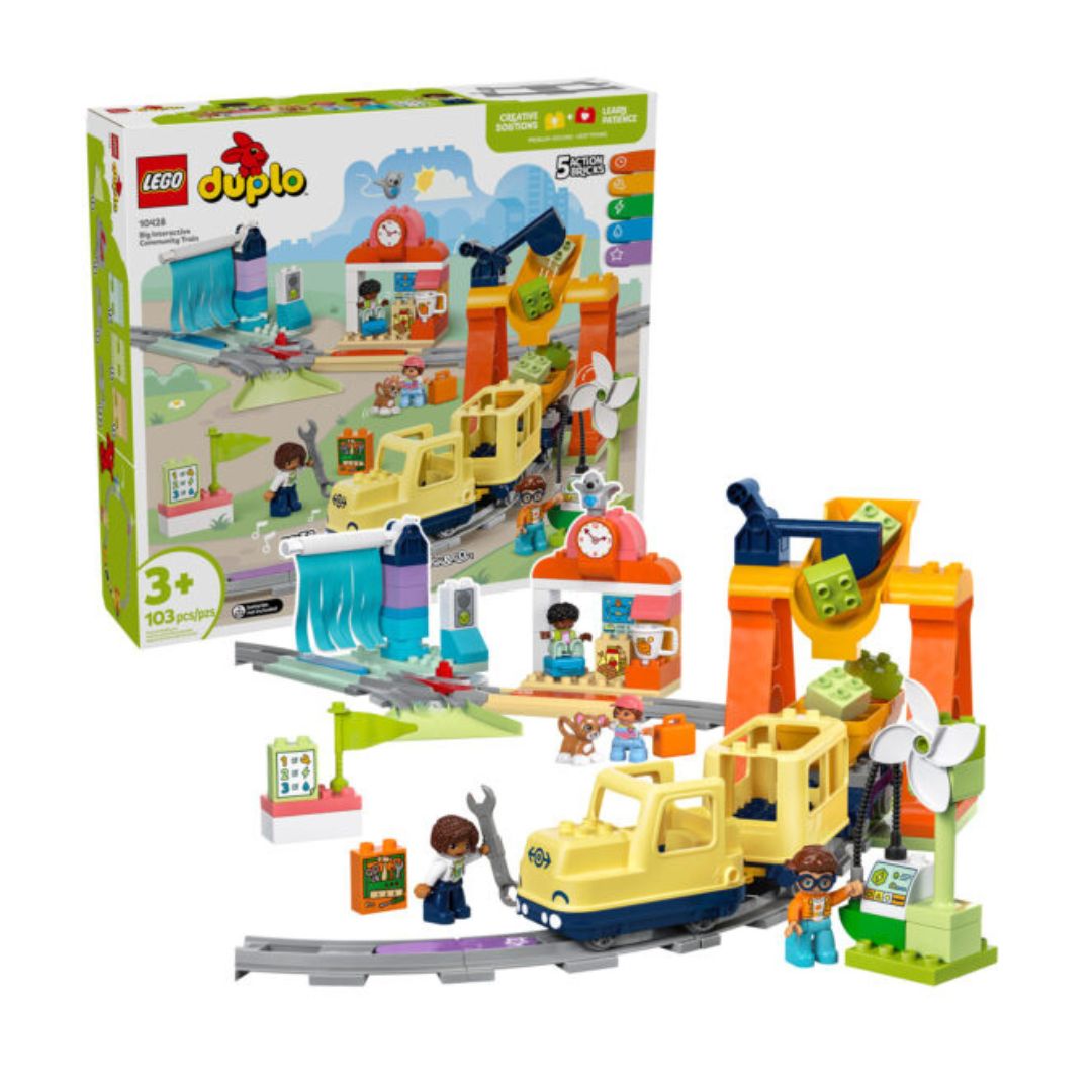 10428 LEGO Duplo - Grand train communautaire interactif