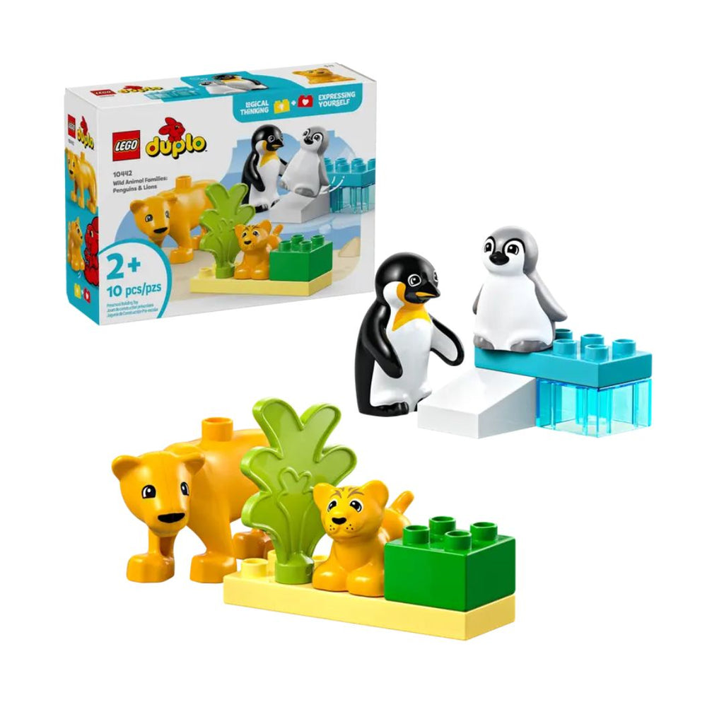 10442 LEGO Duplo Town - Familles d'animaux : pingouins et lions