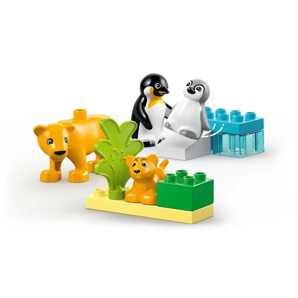 10442 LEGO Duplo Town - Familles d'animaux : pingouins et lions