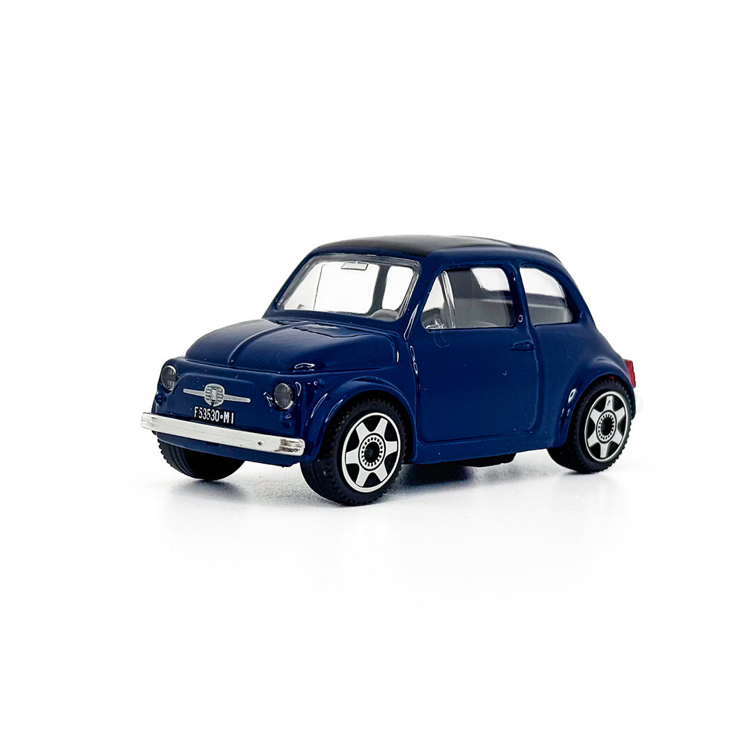 18-30046 Bburago - Fiat 500 (1965), bleu - Échelle 1:43