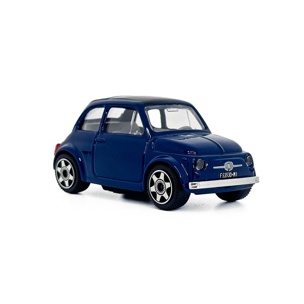 18-30046 Bburago - Fiat 500 (1965), bleu - Échelle 1:43