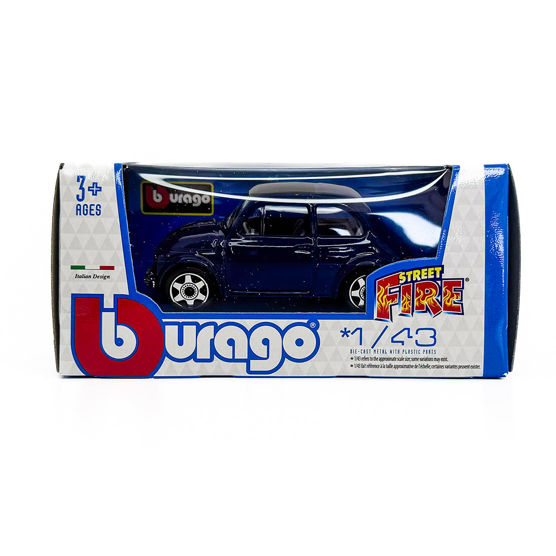18-30046 Bburago - Fiat 500 (1965), bleu - Échelle 1:43