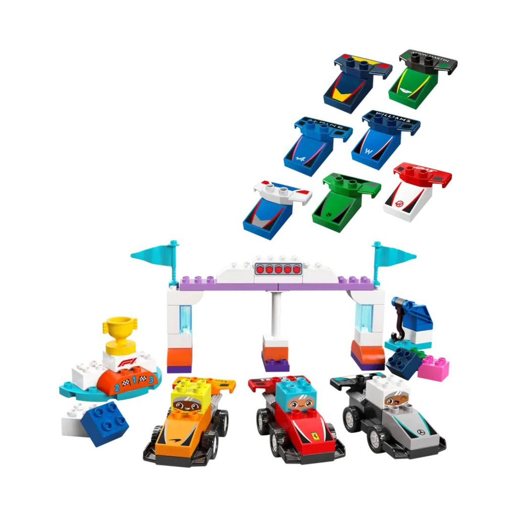 10445 LEGO Duplo Town - Voitures de course et pilotes de l'écurie F1