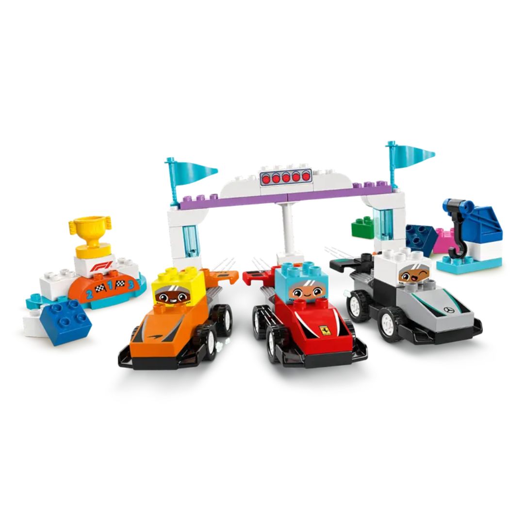 10445 LEGO Duplo Town - Voitures de course et pilotes de l'écurie F1