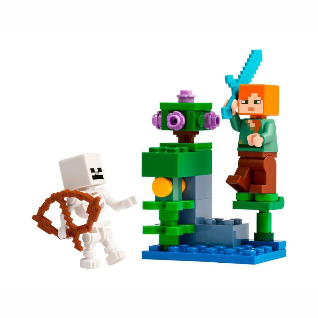30705 LEGO Polybag Minecraft - Duel dans une grotte luxuriante