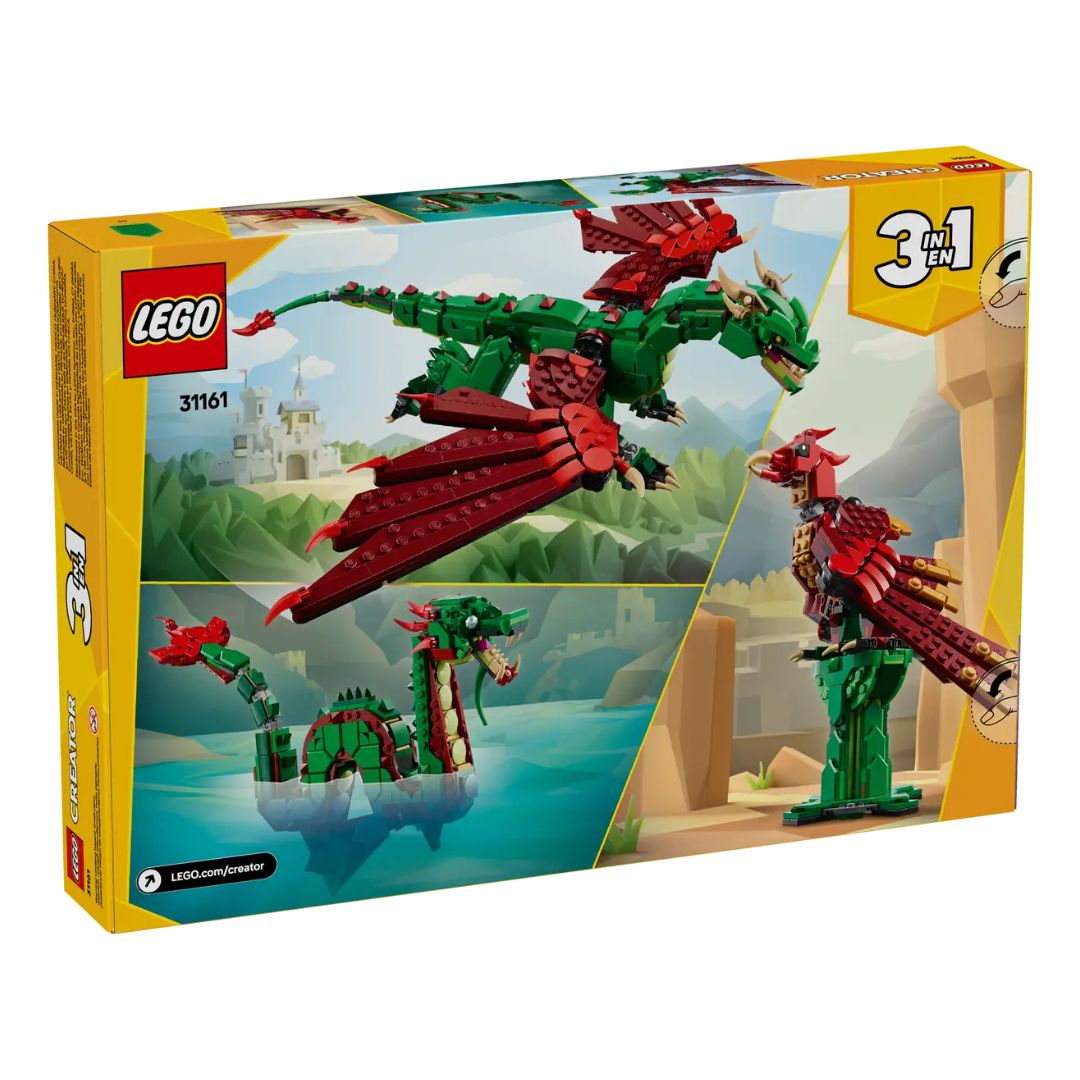 31161 LEGO Creator 3en1 - Dragon médiéval