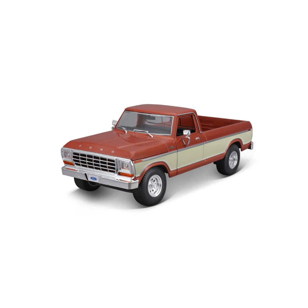 31462 BN Bburago Maisto - Ford F150 Pick-up (1979), marron - 1:18