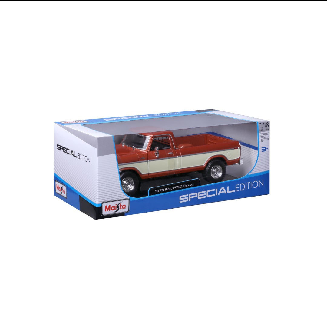 31462 BN Bburago Maisto - Ford F150 Pick-up (1979), marron - 1:18