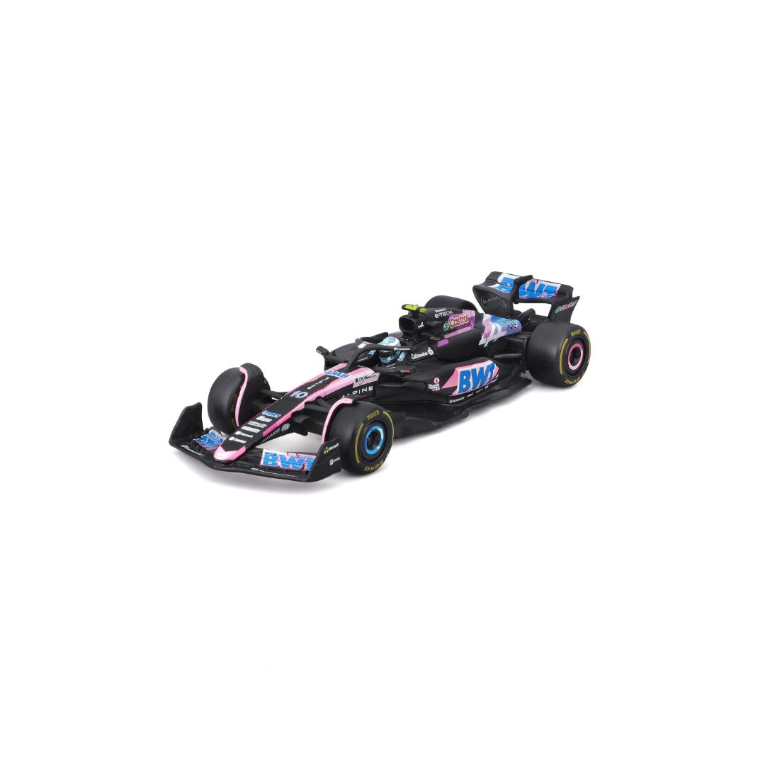 18-38219G Bburago Course F1 BWT Alpine A524 #10 (Gasly) - Échelle 1:43
