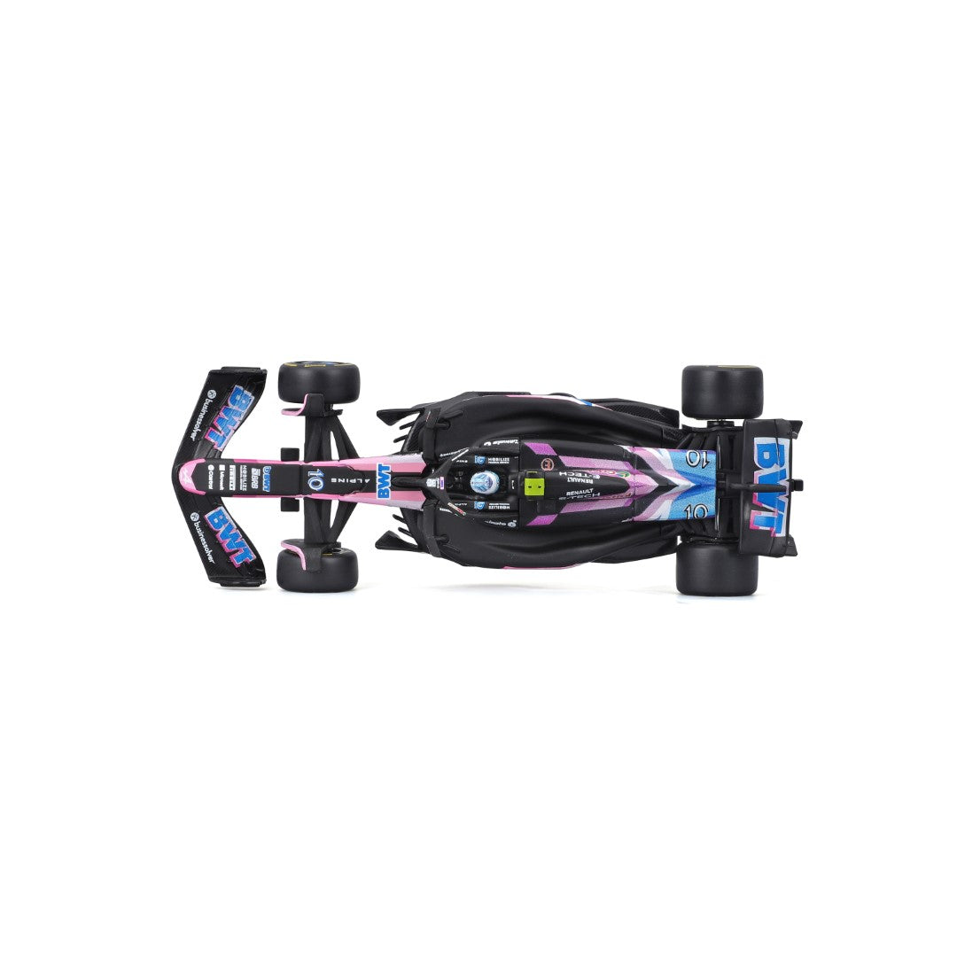18-38219G Bburago Course F1 BWT Alpine A524 #10 (Gasly) - Échelle 1:43