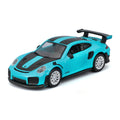 15707 Bburago Maisto - Icône de Vitesse : Porsche 911 GT2 RS, bleu - Échelle 1:64