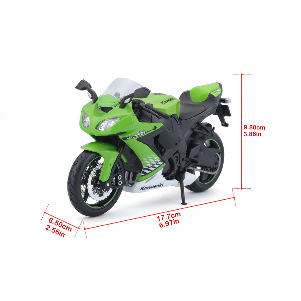 2010011 - 31101 Bburago Maisto - Kawasaki Ninja ZX-10R - Échelle 1:12