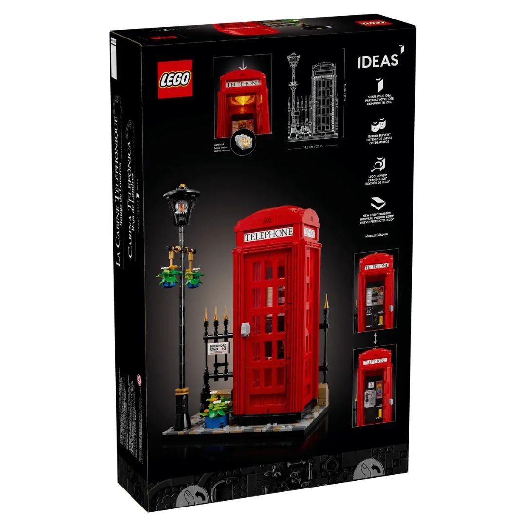 21347 LEGO Ideas - Cabine téléphonique rouge de Londres