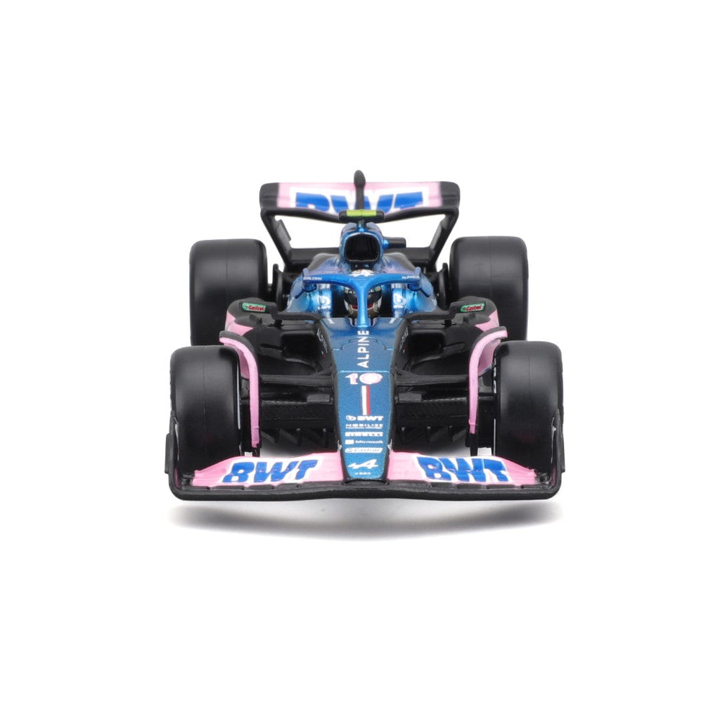 18-38073 Bburago Course - Équipe F1 BWT Alpine A523 #10 Gasly, avec casque - 1:43