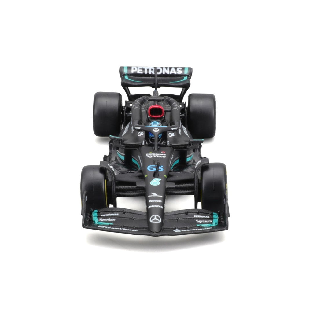 18-38081 Bburago Race -Mercedes AMG F1 W14 E Performance #63 Russell, avec casque