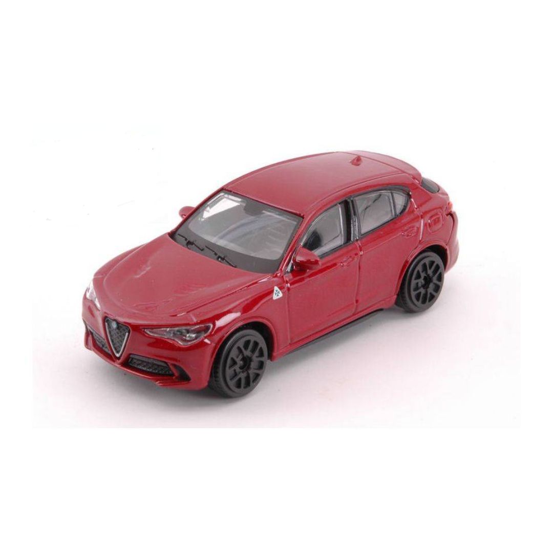 18-30389 Bburago Street Fire - Alfa Romeo Stelvio, rouge - Échelle 1:43