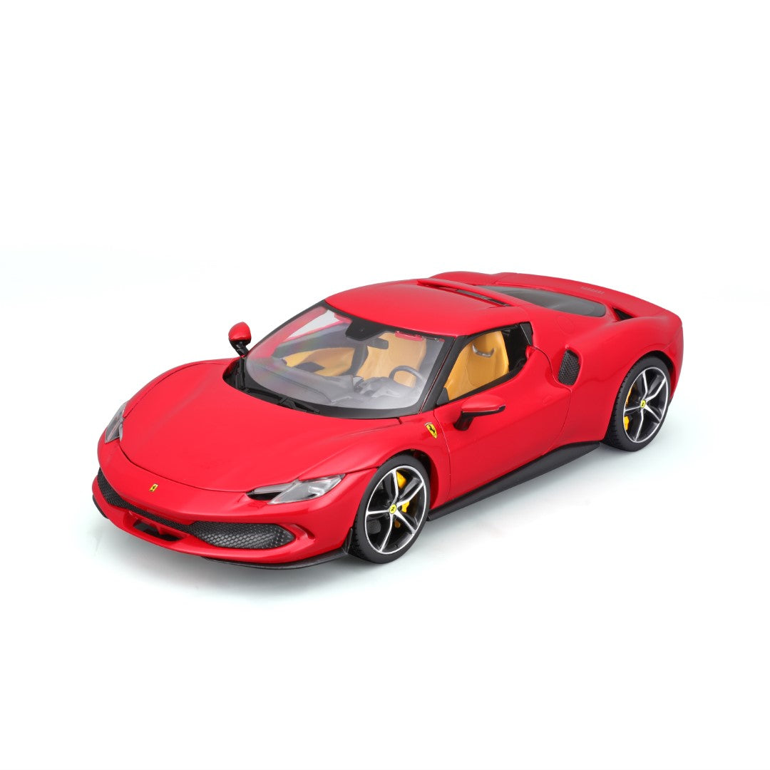 18-16018 Bburago Ferrari Race&Play - Ferrari 296 GTB, rossa - Échelle 1:18