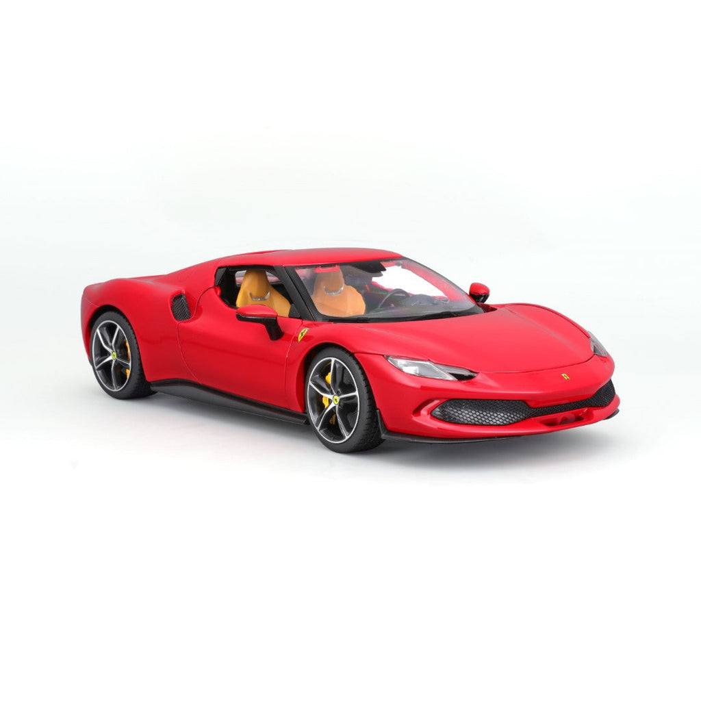 18-16018 Bburago Ferrari Race&Play - Ferrari 296 GTB, rossa - Échelle 1:18