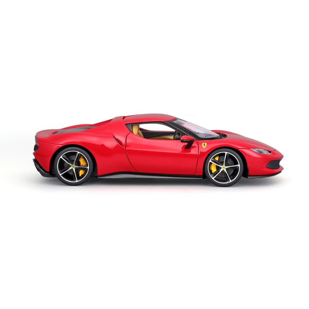18-16018 Bburago Ferrari Race&Play - Ferrari 296 GTB, rossa - Échelle 1:18