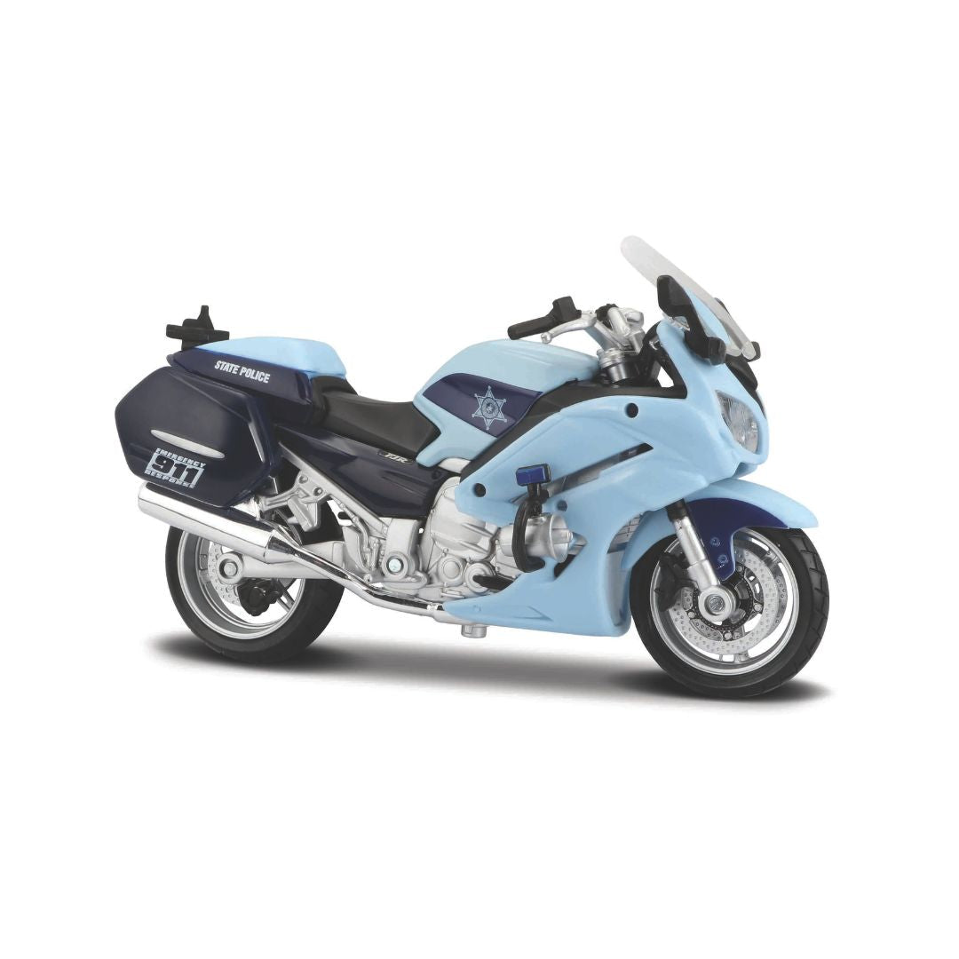 10-34306 Bburago Maisto - Police du monde : Yamaha FJR1300A Police US - 1:18