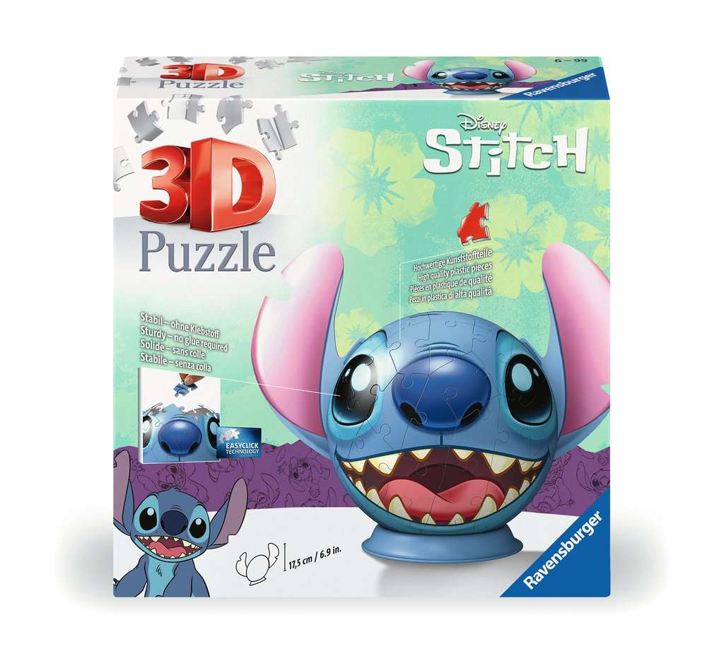 11574 Ravensburger - Stitch avec les oreilles - Puzzle 3D