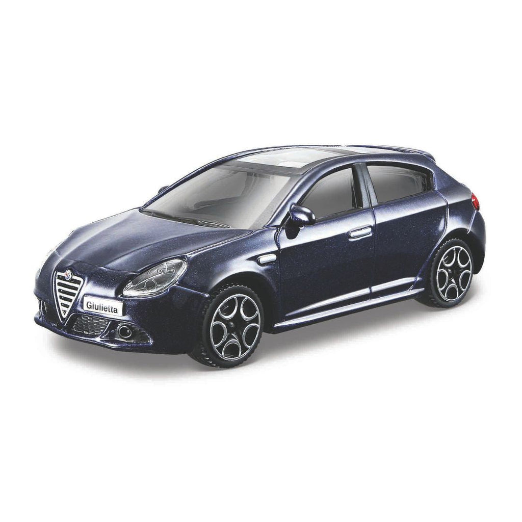 18-30223 Bburago Rue Incendie - Alfa Romeo Giulietta, bleu - Échelle 1:43