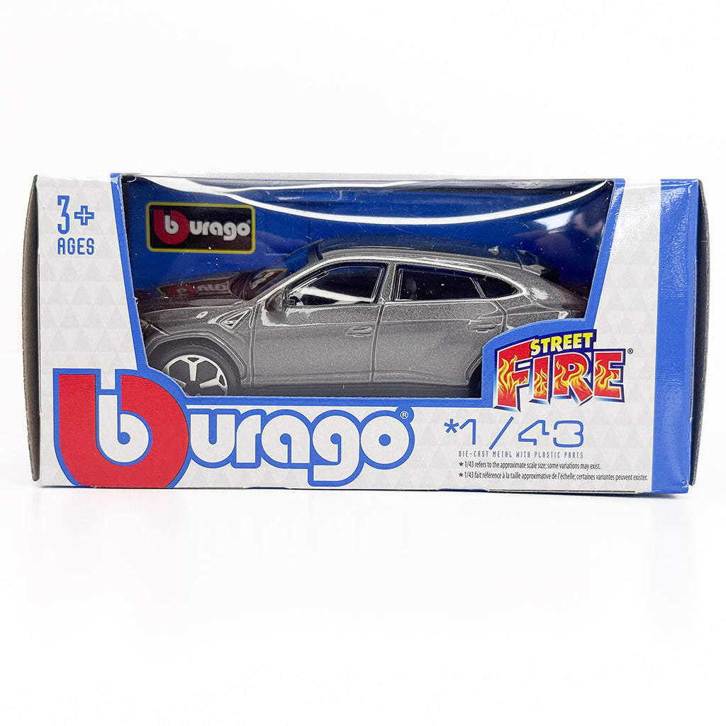 18-30392 Bburago Rue Incendie - Lamborghini Urus, grise - Échelle 1:43