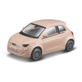 18-30456 Bburago Street Fire - Fiat 500e, rose (2021) - Échelle 1:43