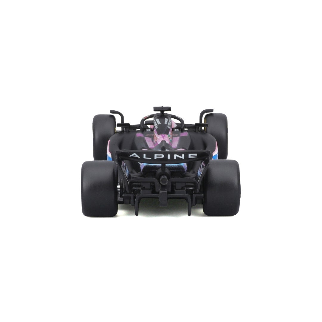 18-38220O Bburago F1 Alpine A524 n°31 Ocon avec casque - Échelle 1:43