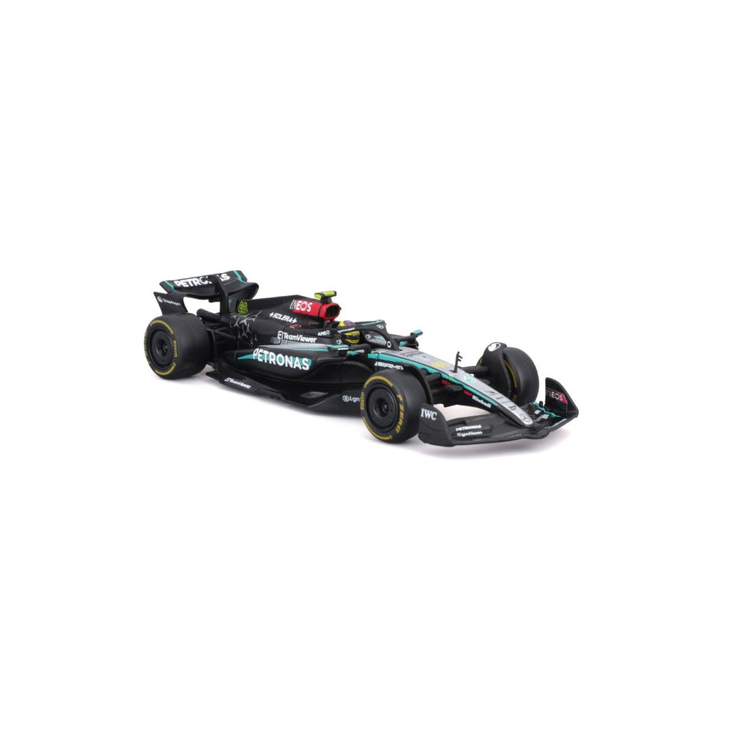 18-38209H Bburago - F1 Mercedes-AMG W15 E Performance n°44 avec casque Hamilton 1:43